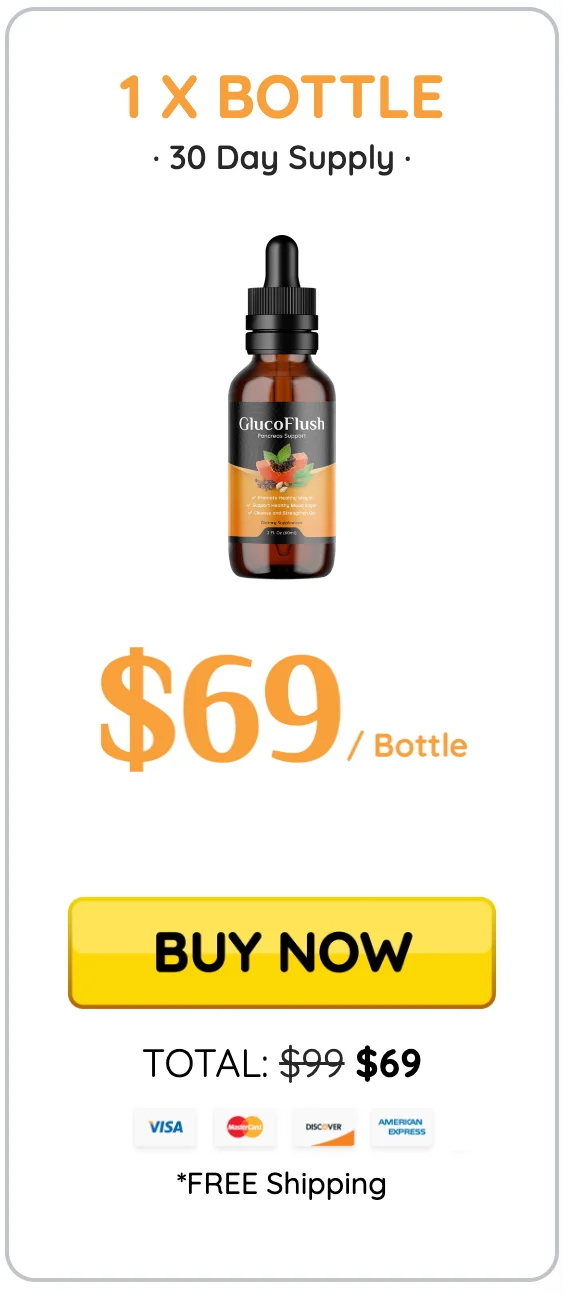 GlucoFlush 1 bottle price